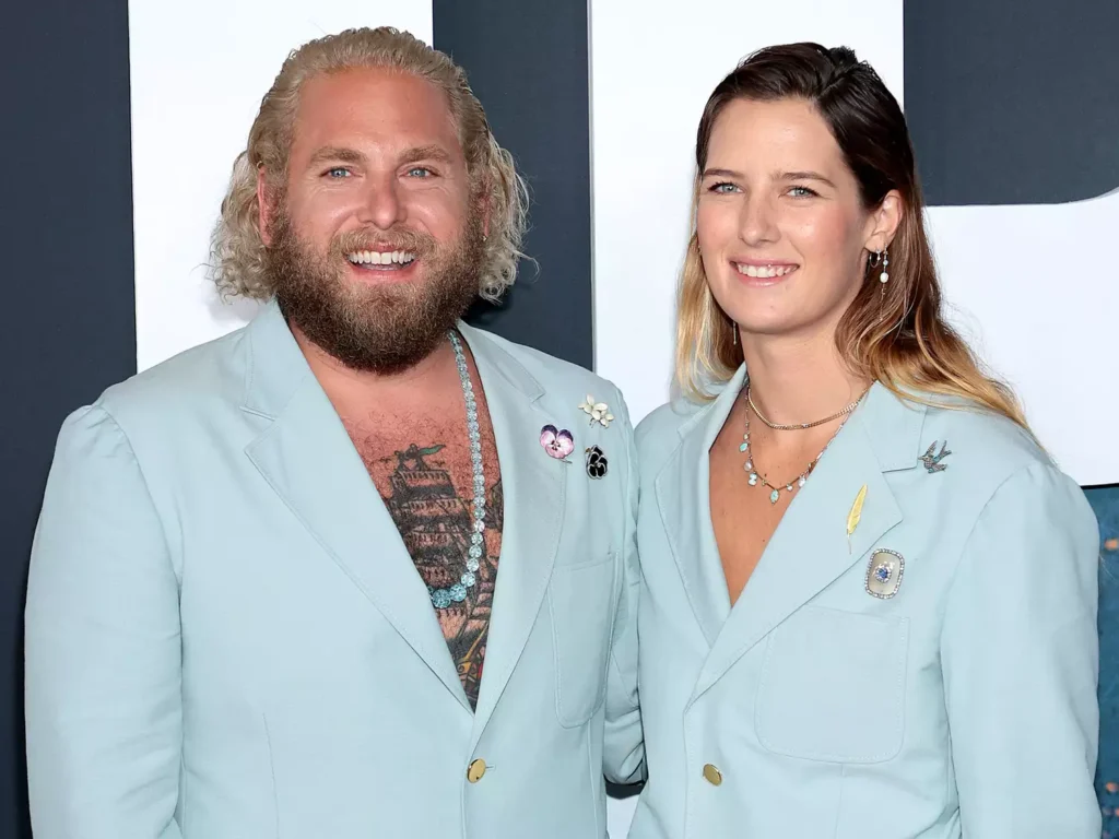 Jonah Hill and Sarah Brady attend an event together in 2021